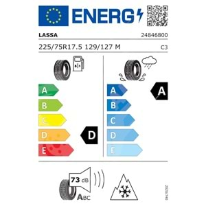 225/75R17.5 129/127M Lassa Maxiways 110D M+S