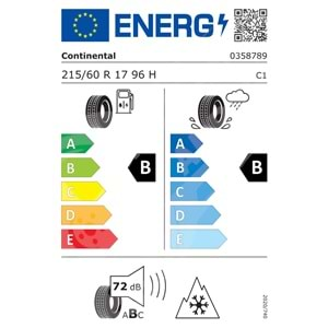 215/60R17 96H Continental AllSeasonContact M+S