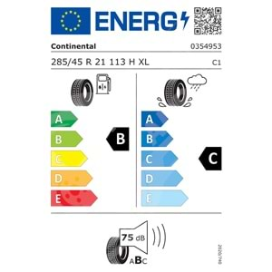 285/45R21 113H XL Continental CrossContact LX SP FR AO