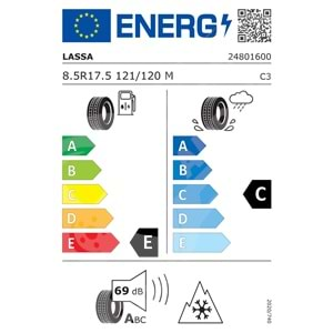 8.5R17.5 12PR 121/120M Lassa LS/R3100 M+S