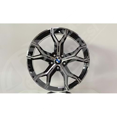 9.0X20 PCD 5X120 BK-5498 Black Diamond ET38 74.1