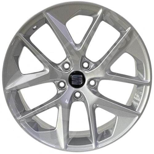 8.0X18 PCD 5X112 Truva-227 Silver ET35 57.1