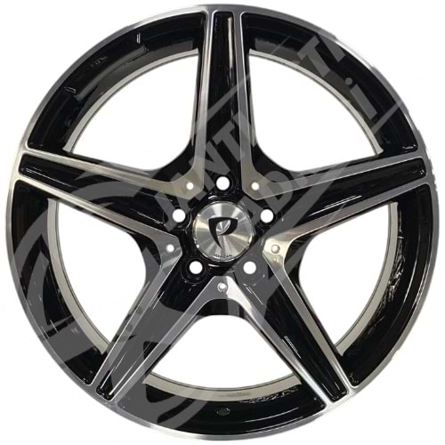 8.0X18 PCD 5X112 BK-5052 Black Diamond ET45 66.56