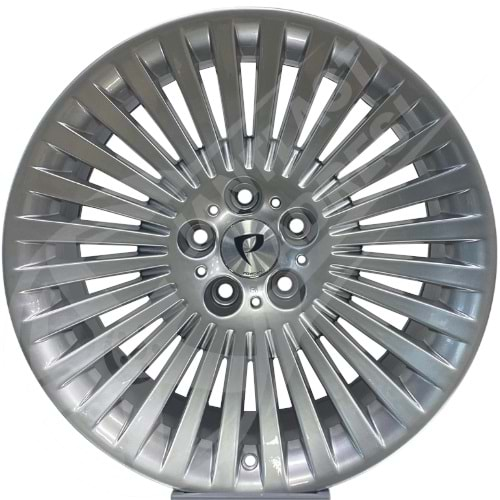 10X19 PCD 5X120 BK-589 Hyper Silver ET24 74.1