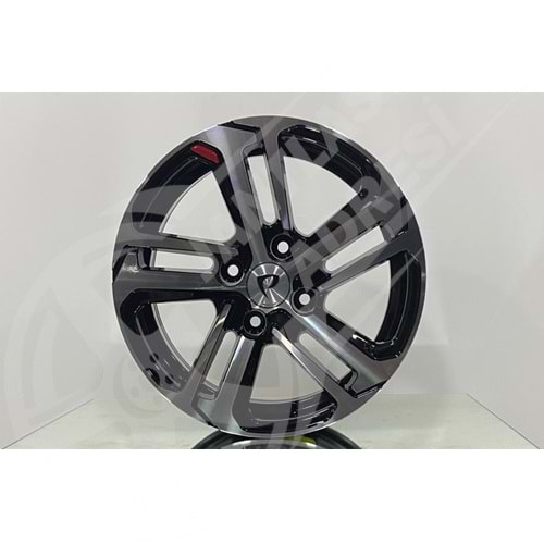 6.5X16 PCD 4X108 BK-5447 Black Diamond ET20 65.1