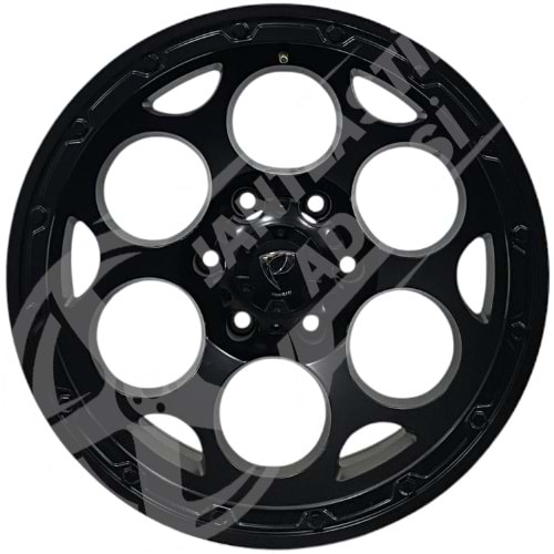 9.0X18 PCD 6X139.7 BK-5748 Matt Black ET20