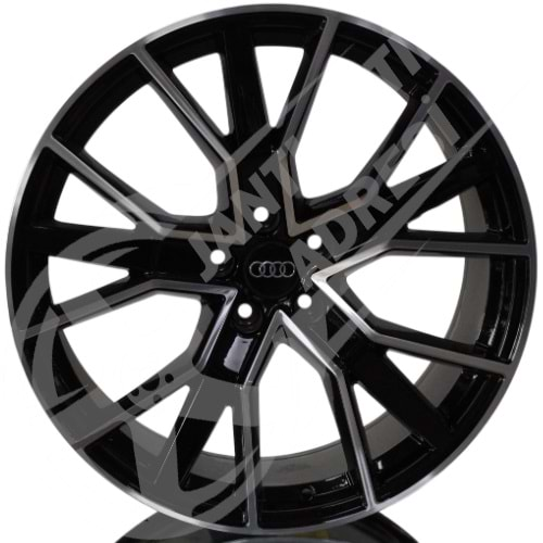 9.0X20 PCD 5X112 BK-5131 Black Diamond ET34 66.45