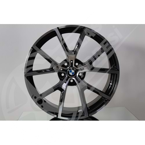 8.0X19 PCD 5X112 BK-5601 Black Diamond ET25 66.56 Front