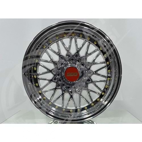 9.5X18 PCD 5X112 BK-942 Chrome ET35 72.6