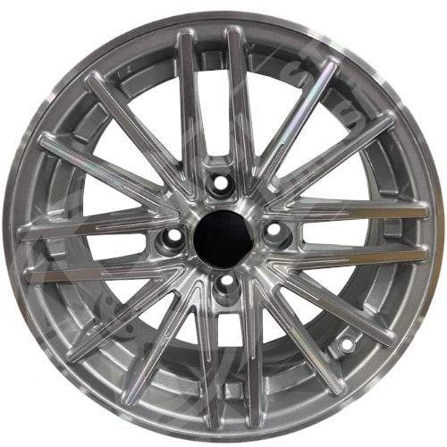 6.0X14 PCD 4X100 EMR-165 Silver ET35 67.1