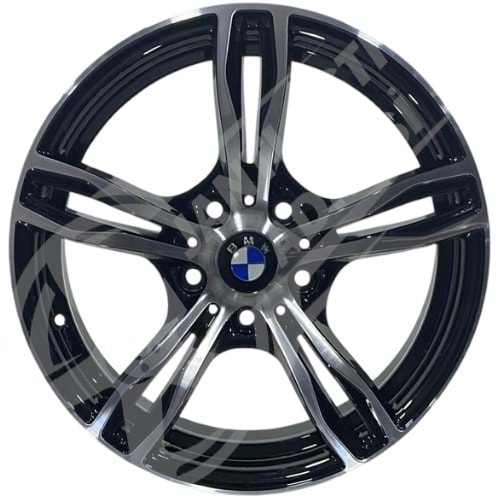 8.0X17 PCD 5X120 B-492 Black Diamond ET34 72.56
