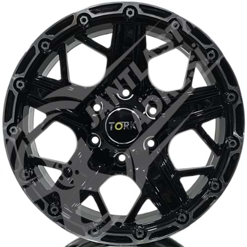 9.0X17 PCD 6X139.7 Tork-3812 Black ET0 110