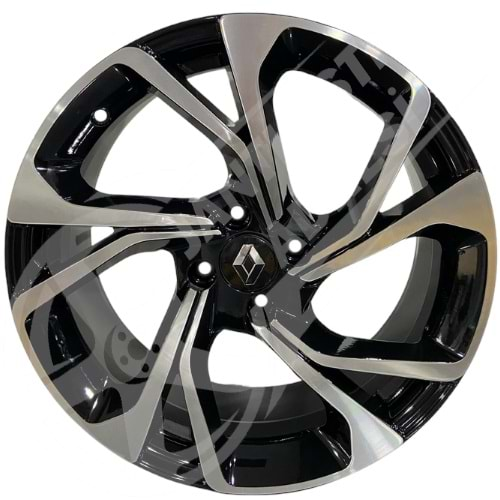 7.5X17 PCD 4X100 DY-907 Black Diamond ET40 60.1