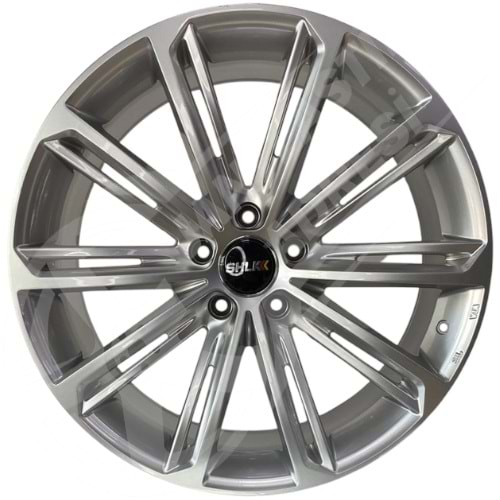 8.5X19 PCD 5X112 SLK-1673 Hyper Silver ET42 57.1