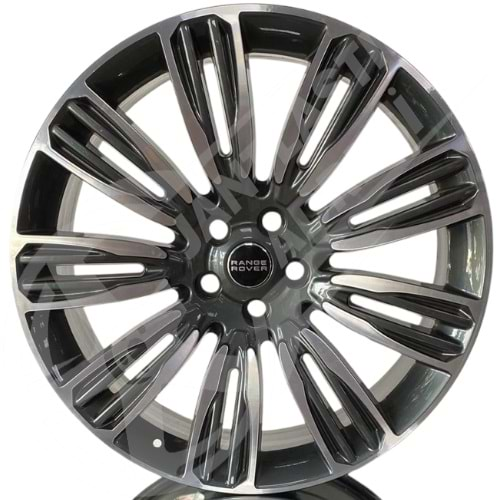 9.5X22 PCD 5X120 Truva-159 Gun Metal ET45 72.56