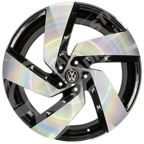 8.0X18 PCD 5X112 BK-5773 Black Diamond ET45 57.1