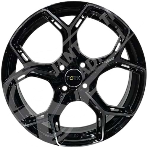 7.5X17 PCD 4X100 Tork-3368 Black Diamond ET35 73.1