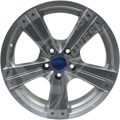 7.5X17 PCD 5X112 MEW-67 Silver ET37 66.6