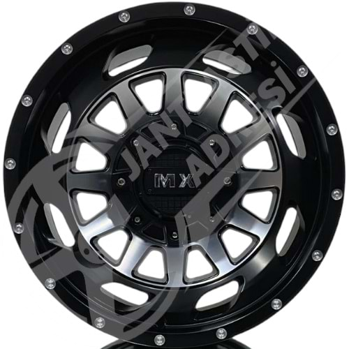 9.0X17 PCD 6X139.7 EMR-1438 Black Millin Diamond ET0 110