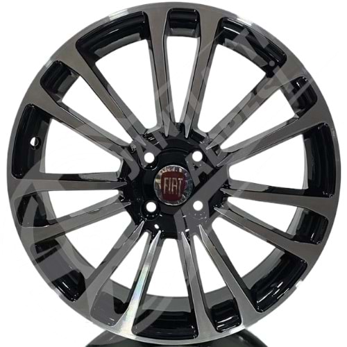 7.5X17 PCD 4X100 DY-957 Black Diamond ET39 58.1