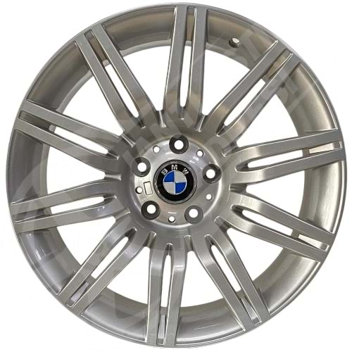 9.5X19 PCD 5X120 F-2119 Silver ET15