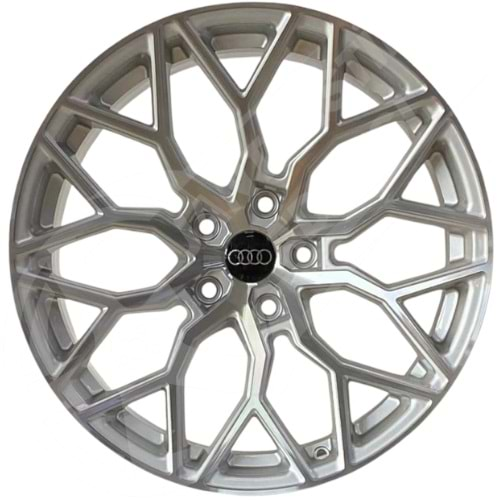 9.5X19 PCD 5X112 A-319 Silver ET37 73.1