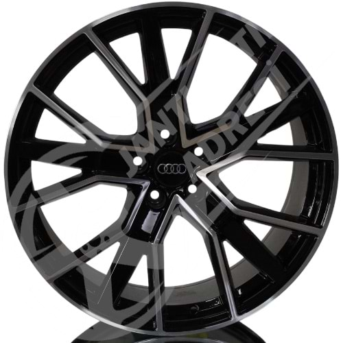 8.0X18 PCD 5X112 BK-5131 Black Machined ET45 66.45