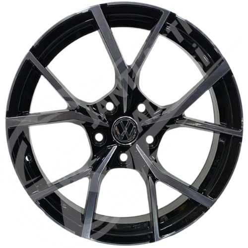 7.5X17 PCD 5X112 DY-917 Black Diamond ET40 57.1