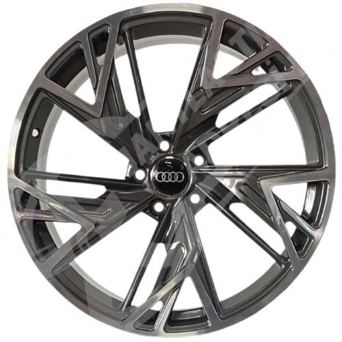 9.0X20 PCD 5X112 FAD-17 Gun Metal Diamond ET30 66.45