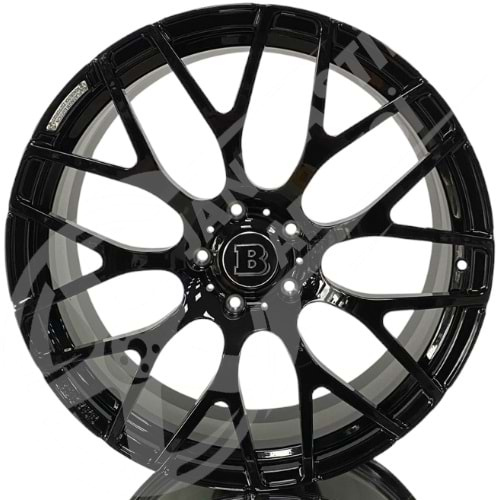 10X22 PCD 5X130 FMB-21 Black Brabus ET30 84.1