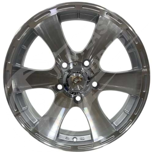 8.0X16 PCD 5X120 BK-5537 VW Crafter Silver ET25 65.1