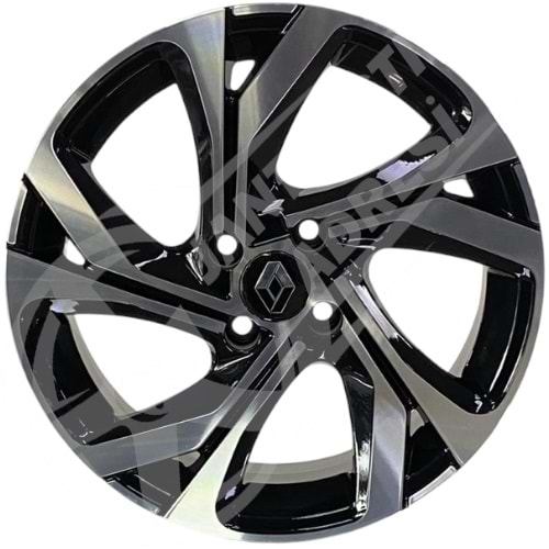 6.5X16 PCD 4X100 RC-253 Black Diamond ET35 67.1