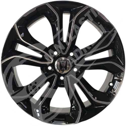 8.0X18 PCD 5X114.3 BK-5961 Black Diamond ET45 64.1