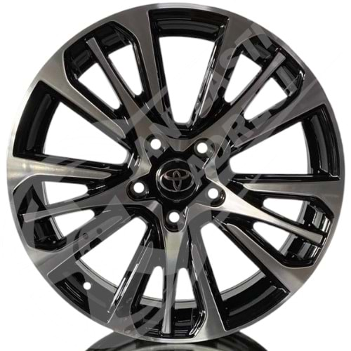 7.0X17 PCD 4X100 BKY-0057 Black Machined ET40 60.1