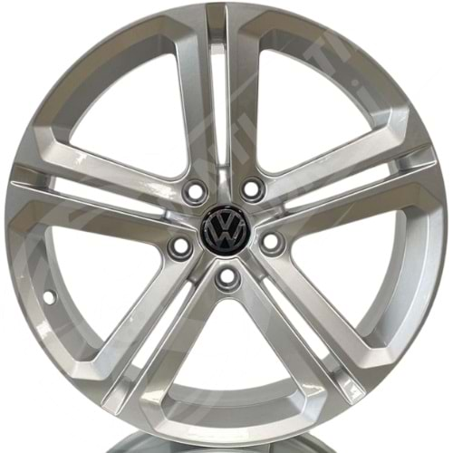 8.0X18 PCD 5X112 DY-1018 Silver Mallory ET45 57.1