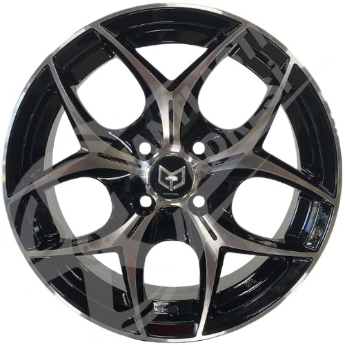 6.5X15 PCD 4X100 Tork-3206 Black Diamond ET35 73.1