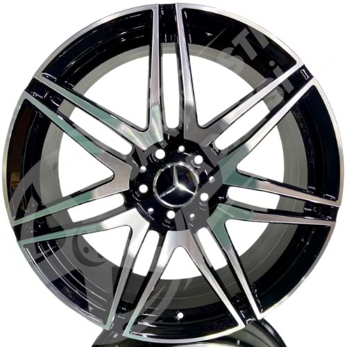 8.0X19 PCD 5X112 EMR-A360 Black Diamond ET45 66.6