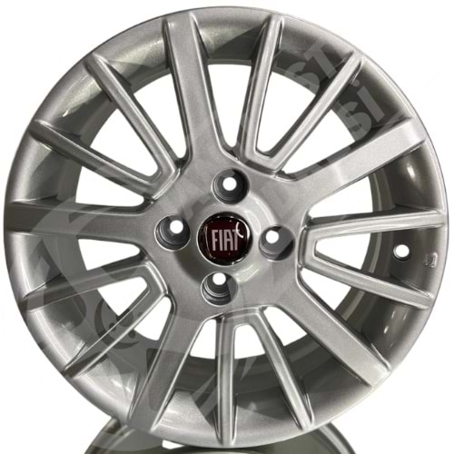 6.0X15 PCD 4X98 CMS-573 Silver FIAT OEM ET44 58.1