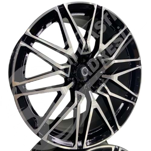 9.5X21 PCD 5X112 EMR-A 342 Black Diamond ET37 66.6