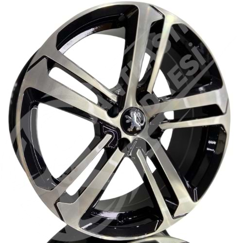 7.0X17 PCD 4X108 KM DY-267 Black Diamond ET25 65.1