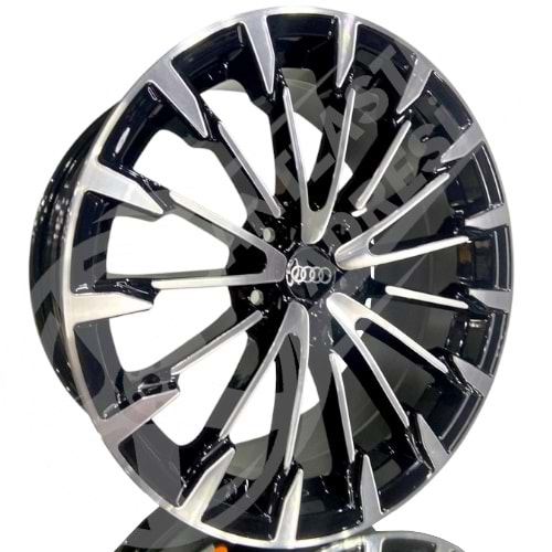 8.0X18 PCD 5X112 EMR A 257 Black Diamond ET35 66.6