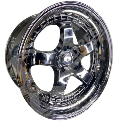 8.5X18 PCD 5X100 R1W-L002 Chrome SSR ET25 73.1