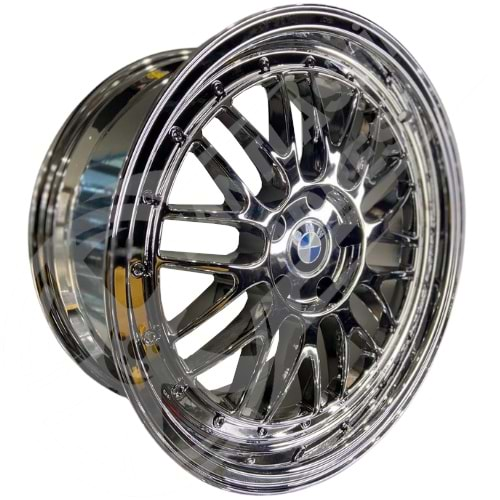 8.5X19 PCD 5X120 R1W-L542 Chrome BBS LM ET33 72.6