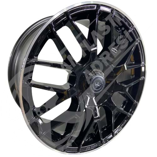 8.0X18 PCD 5X112 ELT-342 Black Polish ET35 66.6