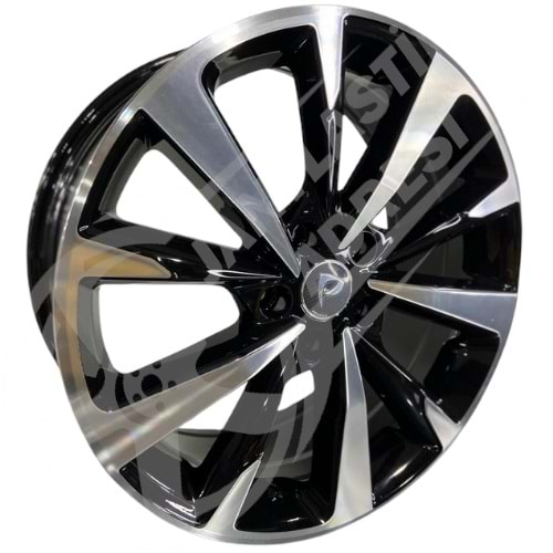 7.5X18 PCD 5X112 BK-5869 Black Diamond ET45 57.1