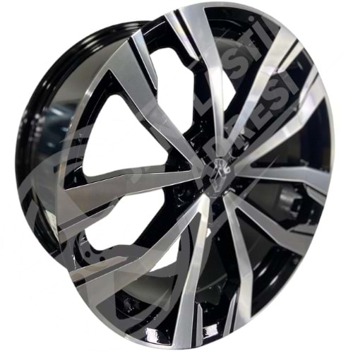 7.5X18 PCD 5X114.3 EMR DY-748 Black Diamond ET40 66.1