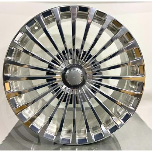 10X21 PCD 5X112 FRM FMB-28 Polished F. Maybach ET43 66.5