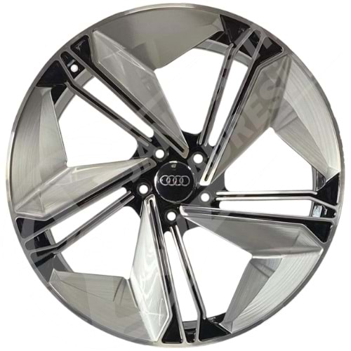 10X22 PCD 5X112 FRM FAD-23 Black Milling Audi ET20 66.5