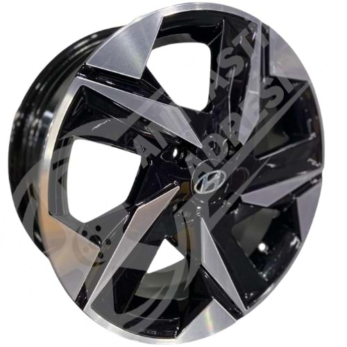 6.5X16 PCD 5X114.3 EMR A-303 Black Diamond ET40 67.1