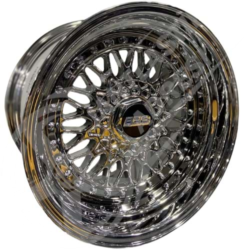 9.0X16 PCD 4X100 EMR-479 Vaccum Chrome BBS ET15 73.1